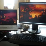 My desk at b5media