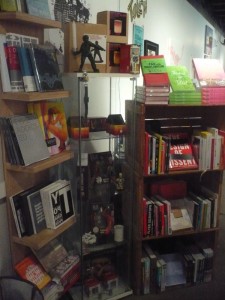 Some of the books available at the Rich Media Institute's "store" section