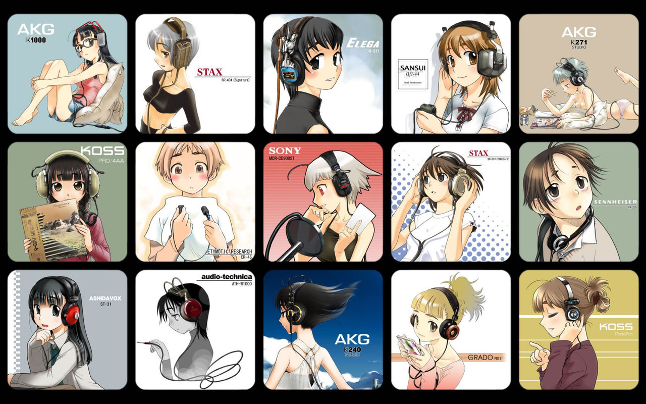 anime with headset