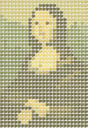 Pixelated Mona Lisa