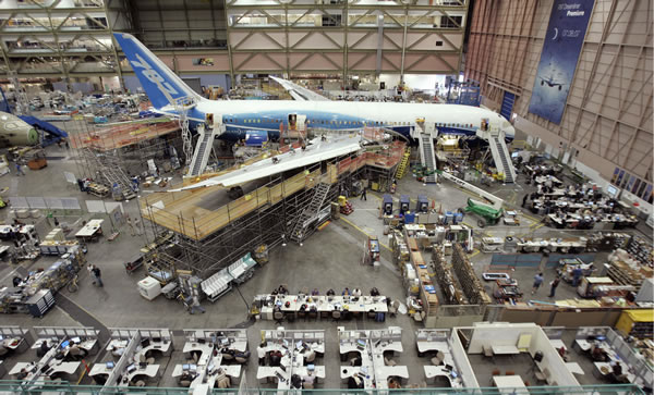 Boeing 787 under construction