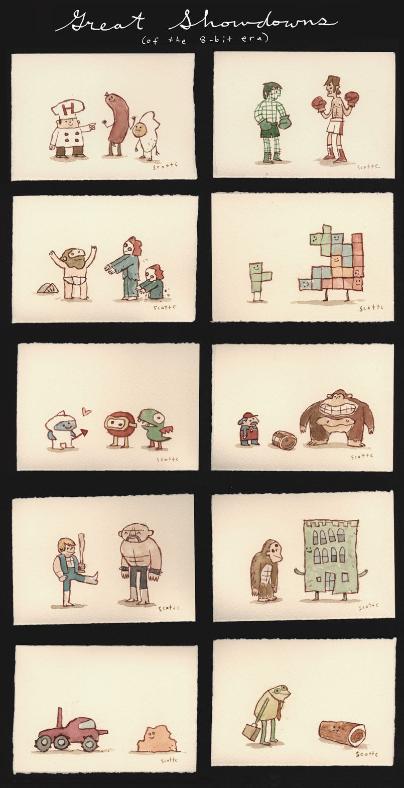 Great showdowns of the 8-bit era
