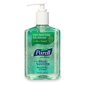 Purell hand sanitizer