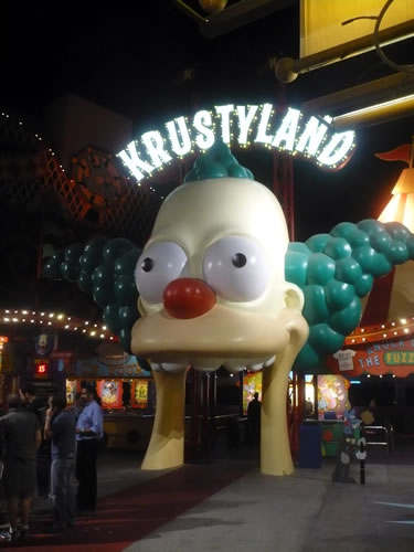 Entrance to "Krustyland"