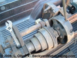 A wrench jamming a machine