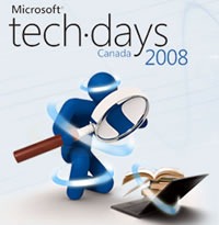 Microsoft Tech Days Canada 2008 logo