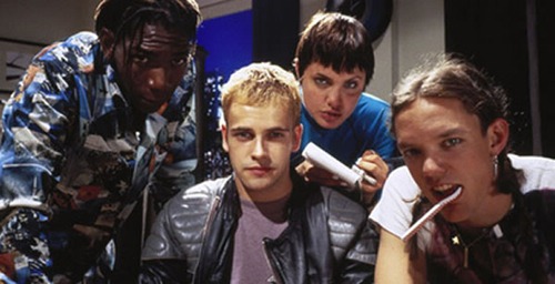 The cast of "Hackers"