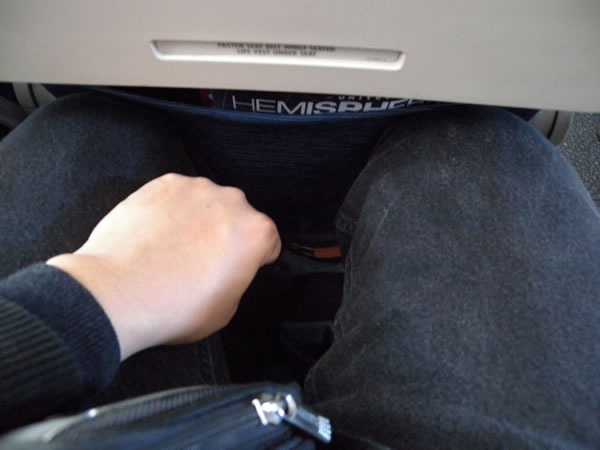 Legroom on United's economy class