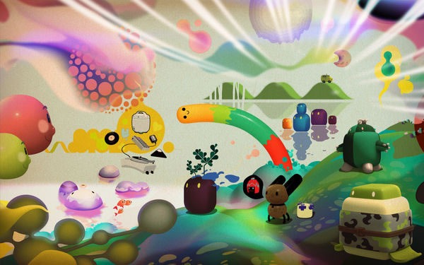 "Katamari Damacy"-esque Windows 7 desktop