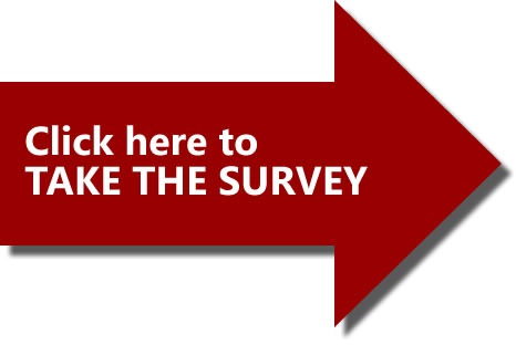 Big red arrow: "Click here to TAKE THE SURVEY"