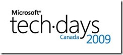 Microsoft TechDays Canada 2009