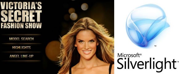 Victorias Secret Fashion Show and Microsoft Silverlight