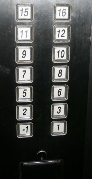 asian elevator buttons