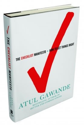checklist manifesto checklist manifesto