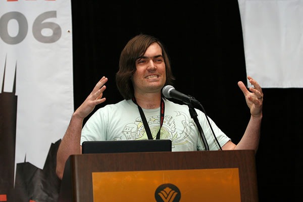 "why the lucky stiff" presenting at RailsConf 2006