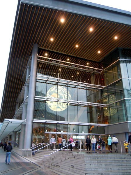 Entrance to the Vancouver Convention Centre's West Building