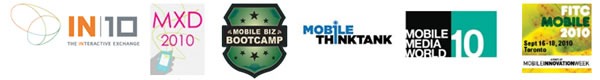 Logos of Mobile Innovation Week events