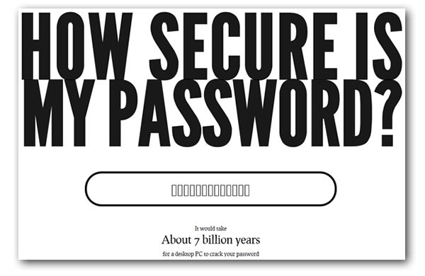 how secure is my password