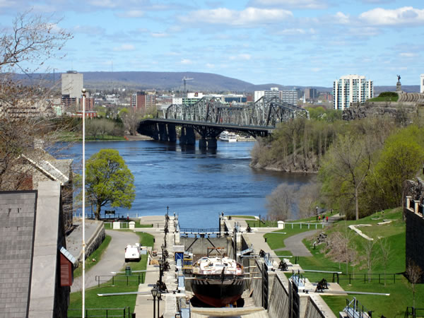 The Rideau Canal, close up