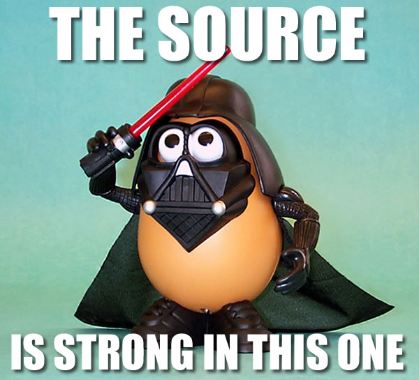 The source is strong in this one