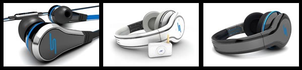 Headphones offered by SMS By 50: Earbuds, wired and wireless