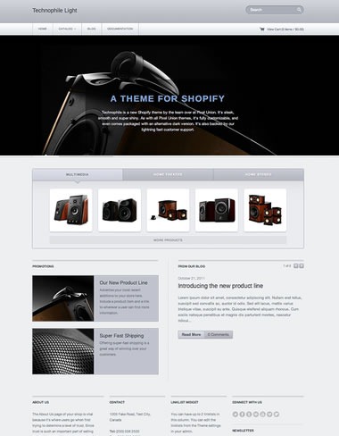 technophile light theme