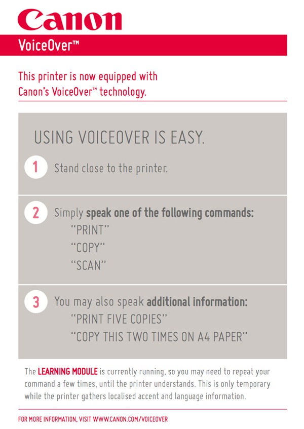canon voiceover