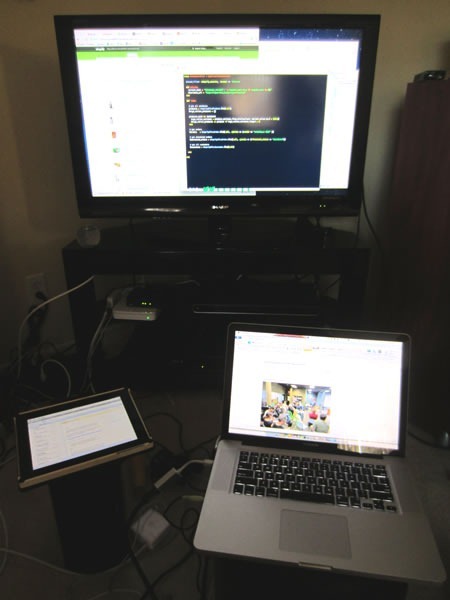the setup