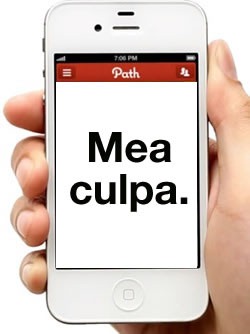 path mea culpa