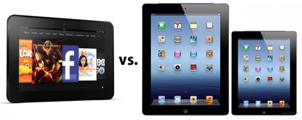 Amazon Kindle Fire HD vs iPad and iPad Mini