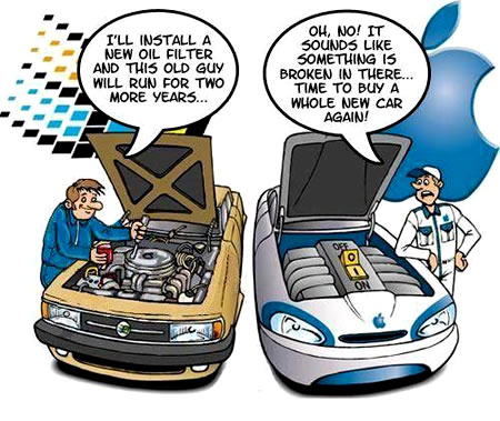 windows and mac os as cars
