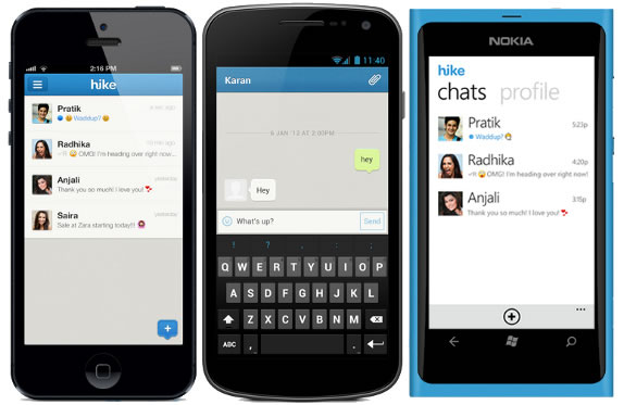 ios android windows phone