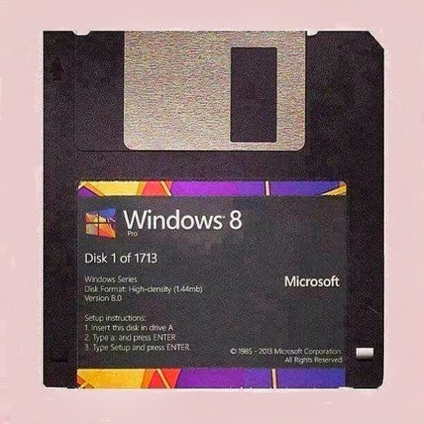 Windows 8 diskette (1 of 1713)