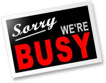 sorry were busy