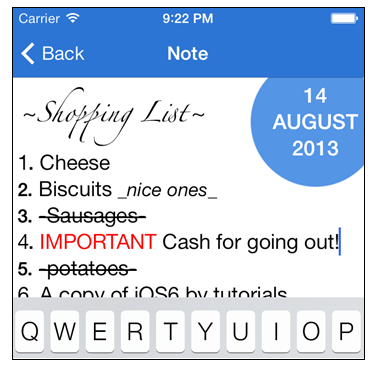 text kit - MixedStyles