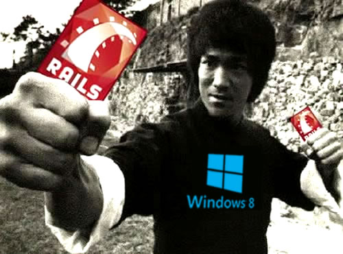 bruce lee - rails - windows 8
