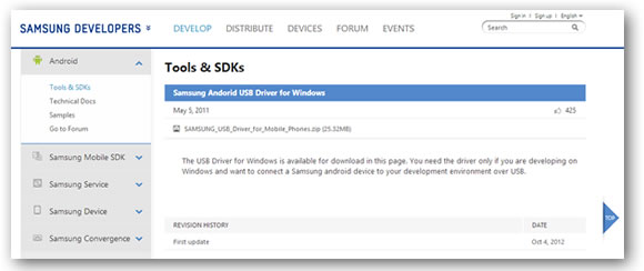samsung developers