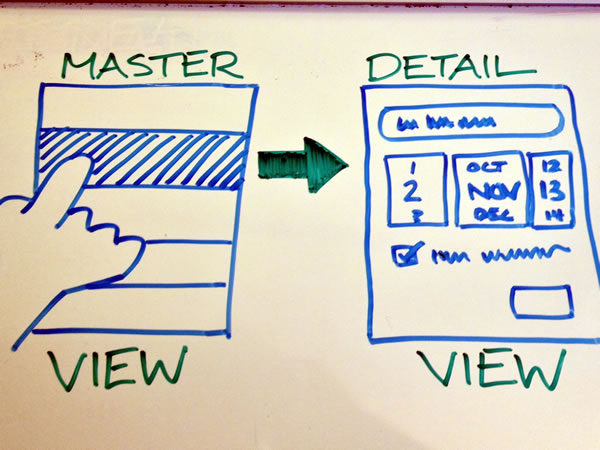tableview master-detail