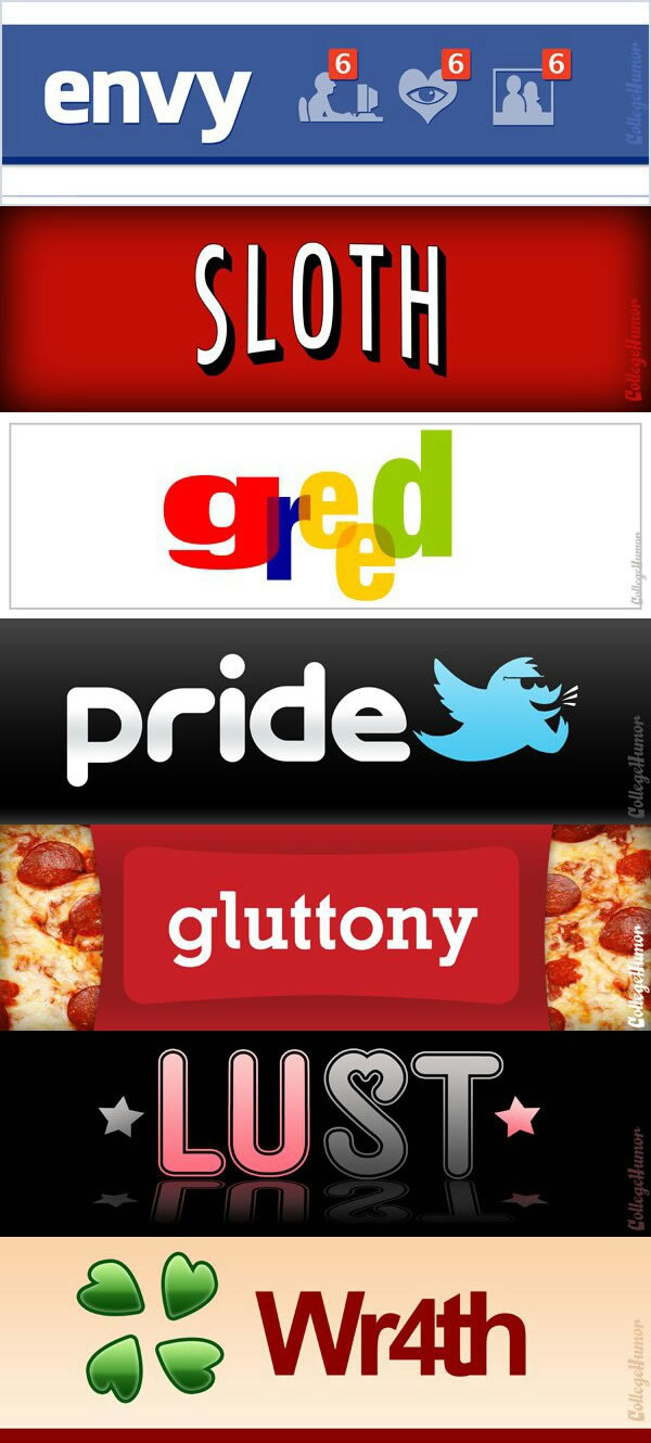the seven deadly sites
