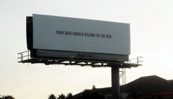 your data should belong to the nsa