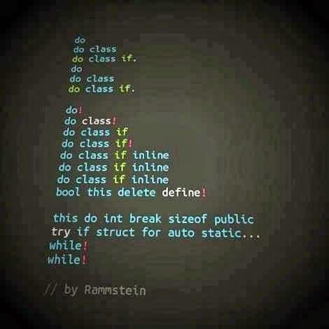 du hast code