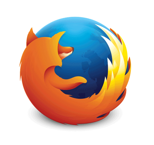 Animated GIF of the fox in the Firefox logo. It turns it head to face us, revealing the face of the Doge!