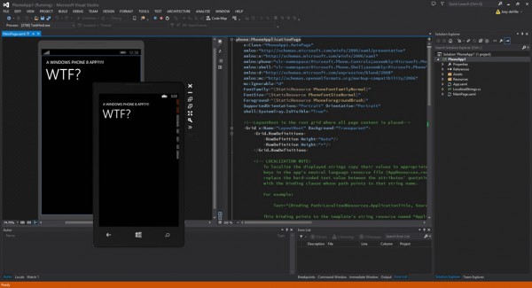vs 2013 screenshot