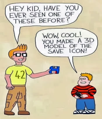 3d model of the save icon