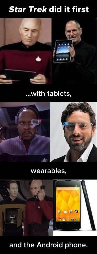 star trek did it first