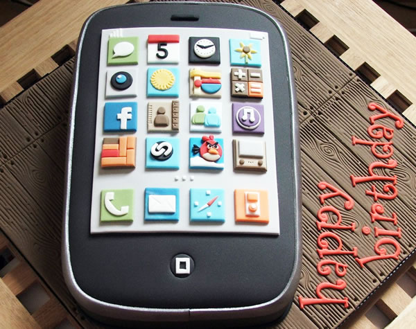 happy birthday cellular phone