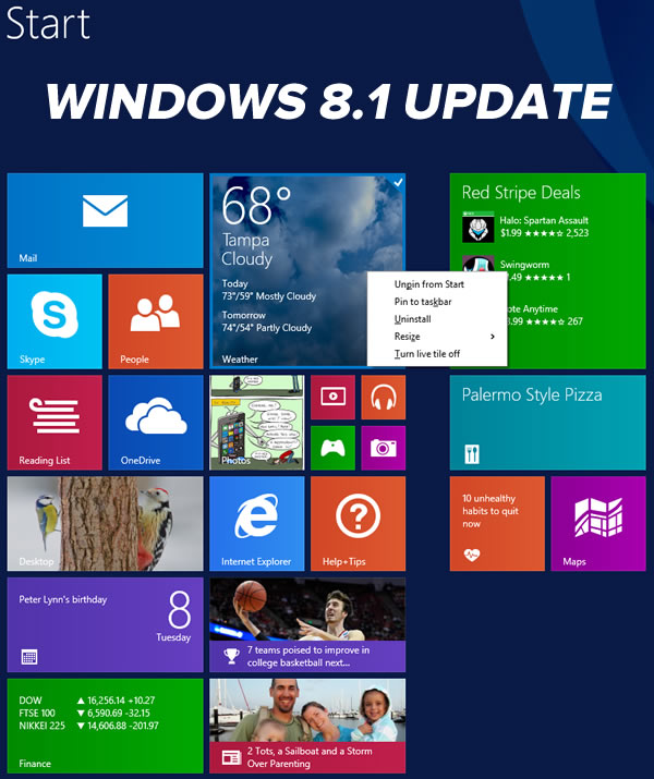 windows 8.1 update