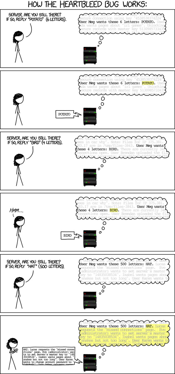 xkcd - heartbleed