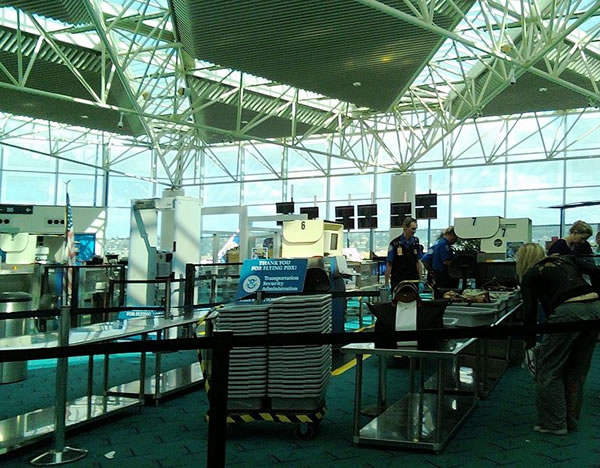 portland airport security gate