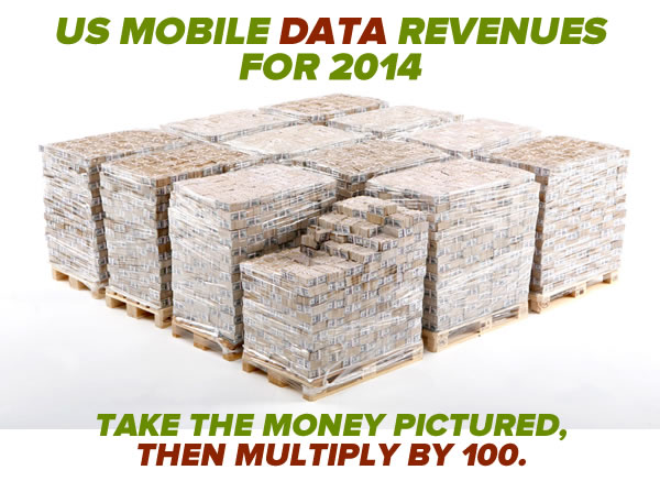 us mobile carrier revenues 2014b
